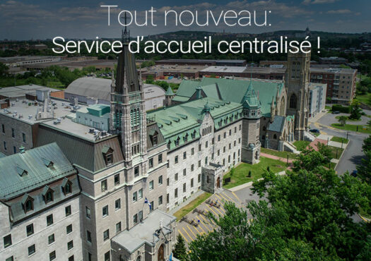 Tout nouveau: Service d'accueil centralisé