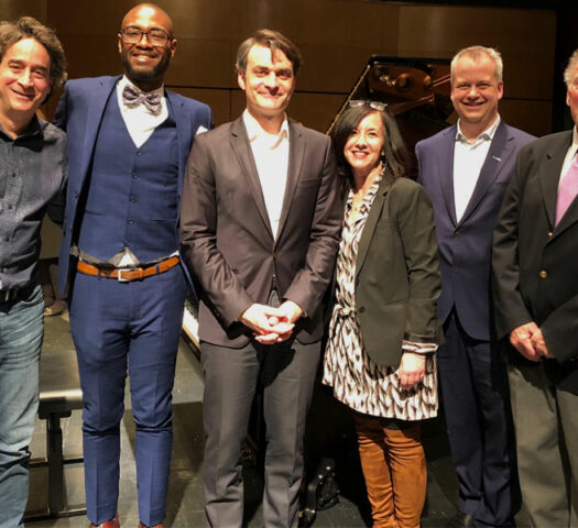 Le pianiste Ivan Ilic après son concert à la Salle Adrienne-Milotte