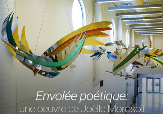 Envolée poétique: une sculpture de Joëlle Morosoli