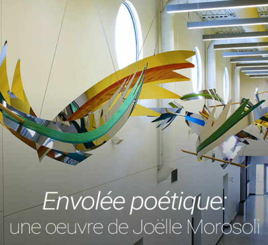 Envolée poétique: une sculpture de Joëlle Morosoli