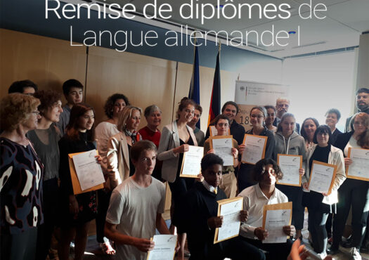 Remise de diplômes de Langue allemande I