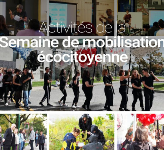 Activités de la Semaine de mobilisation écocitoyenne