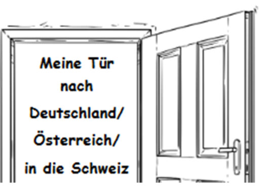 Ma porte sur l'Allemagne, l'Autriche et la Suisse