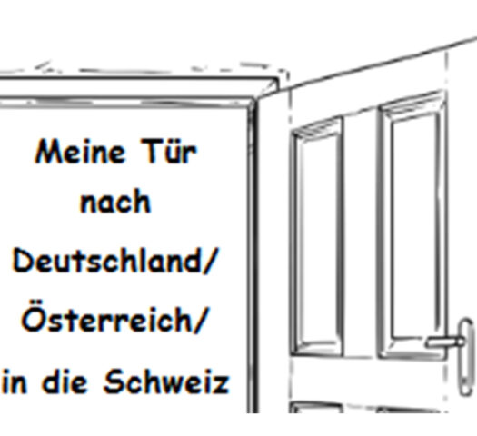 Ma porte sur l'Allemagne, l'Autriche et la Suisse