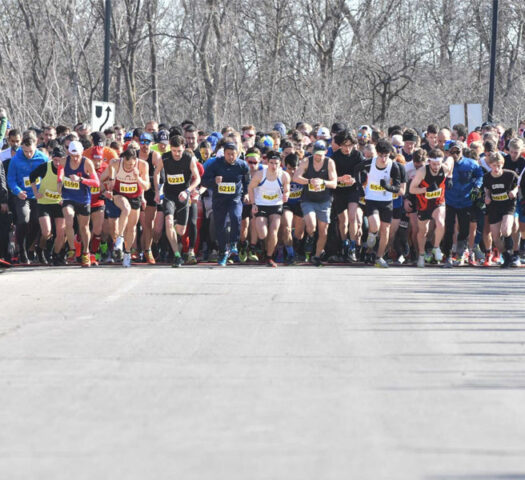 Départ de masse de la Course Saint-Laurent 2019