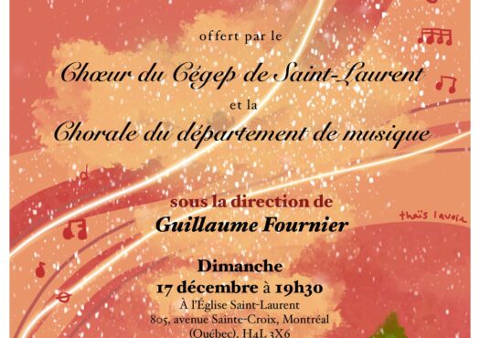 Affiche Chorale Noel A23 8 5x11