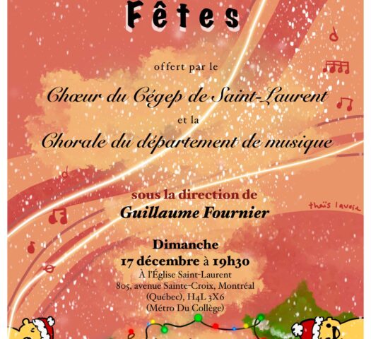 Affiche Chorale Noel A23 8 5x11
